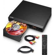 [아마존베스트]UEME DVD Players for TV with HDMI/AV/Coaxial Output, USB Input Port, Include Remote Control/ HDMI Cable/ RCA Cable, Supports PAL/NTSC, Compact Multi Region DVD/SVCD/CD Disc Player