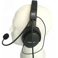[아마존베스트]-Service-Informationen UFQ AV Mike-2 Aviation Headset Microphone Suitable for Bose QC25 QC35 Sony MDR 1000X Including Headset Bag Also with MP3 Input Similar to U Fly Mike