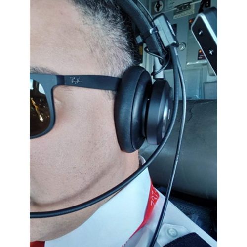  [아마존베스트]-Service-Informationen UFQ AV Mike-2 Aviation Headset Microphone Suitable for Bose QC25 QC35 Sony MDR 1000X Including Headset Bag Also with MP3 Input Similar to U Fly Mike