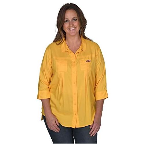  UG Apparel NCAA Womens Front Pleat Button-Up (2)