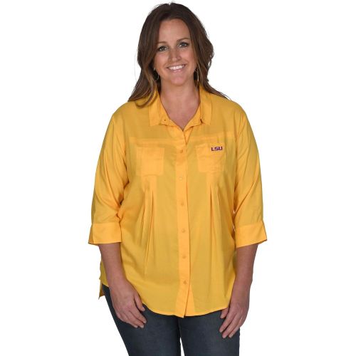  UG Apparel NCAA Womens Front Pleat Button-Up (2)