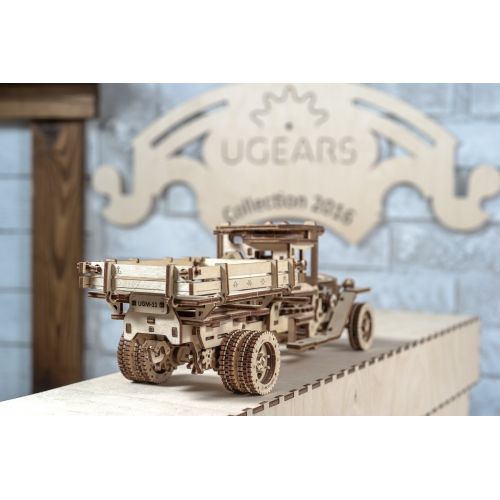  UGEARS 3D Self Propelled Wooden Model UGM 11 Truck