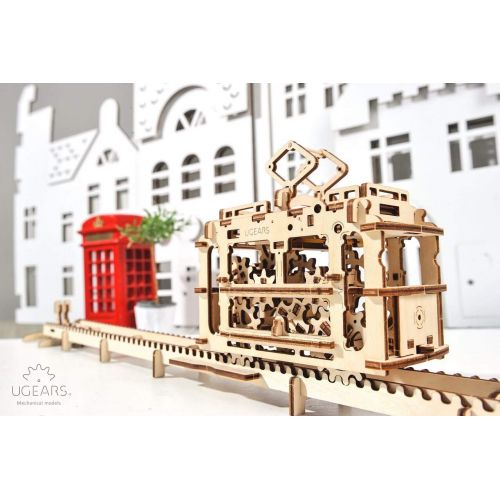  UGEARS Wooden Puzzle, 3D Mechanical Craft Set, Christmas and Thanksgiving Gift, Engineering Adult Game, DIY Brain Teaser