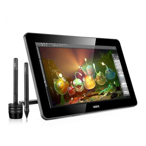  UGEE Ugee 15.6 Inches HK1560 IPS Display Graphics Monitor Drawing Pen Tablet with 2x Rechargeable Pen P50S