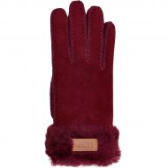 UGG Womens Turn Cuff Water Resistant Sheepskin Gloves Port SM