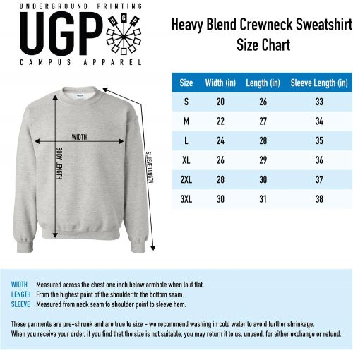  UGP Campus Apparel City Classic Football Arch Crew Sweatshirt