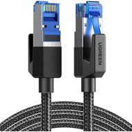 UGREEN Cat 8 Ethernet Cable 6FT, High Speed Braided 40Gbps 2000Mhz Network Cord Cat8 RJ45 Shielded Indoor Heavy Duty LAN Cables Compatible for Gaming PC PS5 Xbox Modem Router 6FT