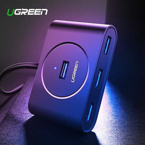  UGREEN 4-Port USB 3.2 Gen 1 Hub (Black)