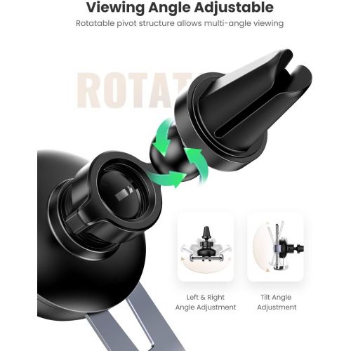  [아마존베스트]UGREEN Car Phone Mount Air Vent Cell Phone Holder Compatible for iPhone Xs Max X XR 8 Plus 7 6 6S, Samsung Galaxy S10 Plus S9 S8 Note 9 8 S7 Edge S6, Google Pixel 3 XL, LG V40 V30