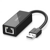 [아마존핫딜]UGREEN LAN Adapter USB 2.0 Netzwerk USB zu RJ45 Ethernet Adapter 10/100Mbps geeignet fuer Surface Pro 3, MacBook, Rasberry Pi usw. kompatibel mit Windows 10, Win 8.1, Linux ,Wii, Wi