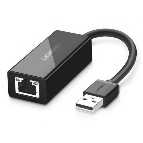  [아마존 핫딜]  [아마존핫딜]UGREEN LAN Adapter USB 2.0 Netzwerk USB zu RJ45 Ethernet Adapter 10/100Mbps geeignet fuer Surface Pro 3, MacBook, Rasberry Pi usw. kompatibel mit Windows 10, Win 8.1, Linux ,Wii, Wi