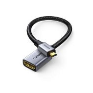 UGREEN Micro HDMI to HDMI Adapter, Micro HDMI to Female HDMI Aluminum Portable Cable HDMI Adapter Supports 4K 3D 1080P, Compatible with GoPro Hero 7 Raspberry Pi 4 Sony A6000 Camer