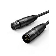[아마존베스트]Ugreen Microphone Cable High Quality XLR Male to XLR Female Black, Black