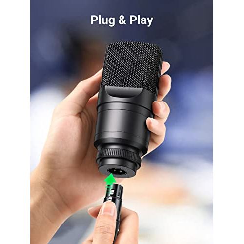  [아마존베스트]Ugreen Microphone Cable High Quality XLR Male to XLR Female Black, Black