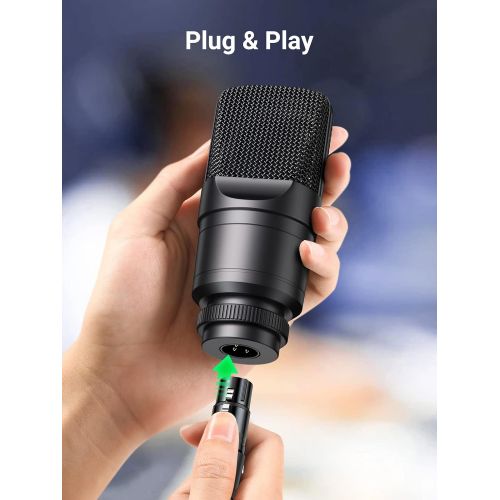  [아마존베스트]Ugreen Microphone Cable High Quality XLR Male to XLR Female Black, Black