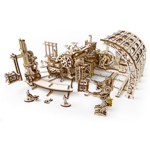  UGears Ugears Robot Factory 3D Wooden Puzzle Brain Teaser for Self-Assembly Teens and Adults