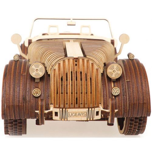  UGears Plywood Roadster VM-01 Collectible Model