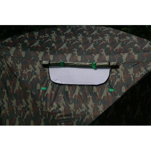  [아마존베스트]UHATEX Carp Fishing / Angling Shelter / Faltzelt Camo alone set up in just 30 seconds