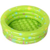 UHBGT Large Inflatable Pool for Kids Play Center, 51x 15 Inch Inflatable Pool Water Pool in Summer 3 Ring Circles Inflatable Kiddie Swimming Pool for Adults/Babies/Toddlers/Outdoor