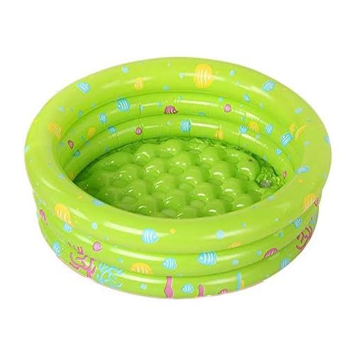  UHBGT Large Inflatable Pool for Kids Play Center, 51x 15 Inch Inflatable Pool Water Pool in Summer 3 Ring Circles Inflatable Kiddie Swimming Pool for Adults/Babies/Toddlers/Outdoor