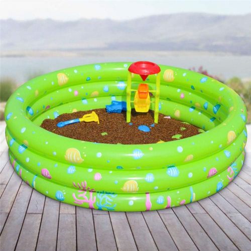 UHBGT Large Inflatable Pool for Kids Play Center, 51x 15 Inch Inflatable Pool Water Pool in Summer 3 Ring Circles Inflatable Kiddie Swimming Pool for Adults/Babies/Toddlers/Outdoor