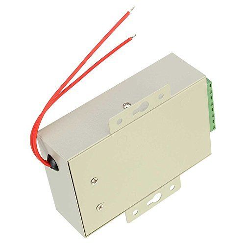  [아마존베스트]UHPPOTE Power Supply 110-240VAC to 12VDC for Door Access Control System & Intercom Camera