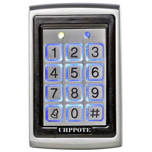  UHPPOTE Access Control Keypad 125khz RFID Door Entry Controller with Waterproof Cover