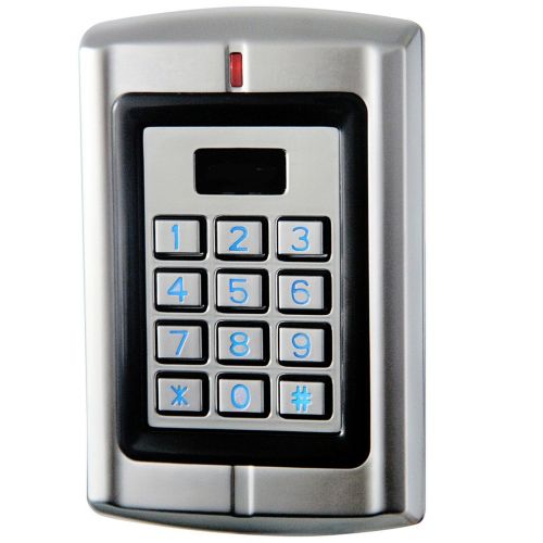  UHPPOTE Metal Waterproof Access Control Keypad RFID Reader with Wiegand 26-37 Interface for 125KHz HID Card