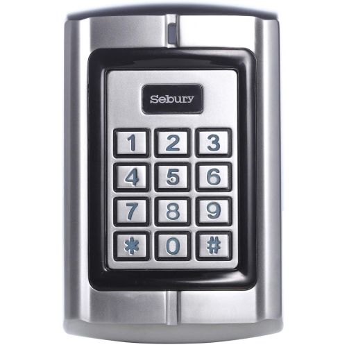  UHPPOTE Metal Waterproof Access Control Keypad RFID Reader with Wiegand 26-37 Interface for 125KHz HID Card