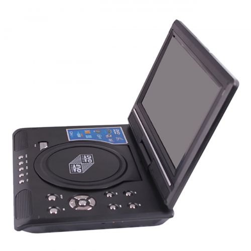  UHeng 9.8 Portable Rechargeable 270° Swivel Screen In Car TV DVD Player & Gamepad