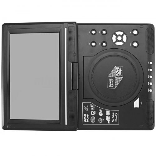  UHeng 9.8 Portable Rechargeable 270° Swivel Screen In Car TV DVD Player & Gamepad