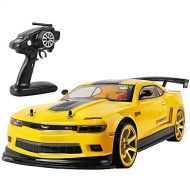 UJIKHSD RC Sport Racing Drift Car, 1/10 Remote Control Car for Adults Kids Gifts, 4WD RTR Vehicle with 2 Battery and Drift Tires Gift for Kids Boy