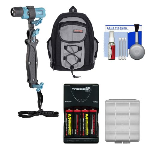  UK Pro UKPro POV Freestyler Video Light Kit with Backpack Case + AA Batteries & Charger + Kit for GoPro Hero, HERO2, HERO3, HERO3+, HERO4