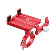 UKCOCO Mountain Bike Motorcycle Navigation Bracket Aluminum Alloy Mobile Phone Holder Phone Mount (Red)