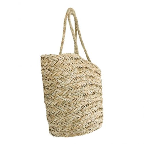  UKURO Women Handmade Straw Bags Summer Beach Drawstring Basket Totes Bag Travel Tote Large Top Handle Handbags