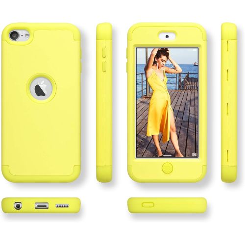  [아마존베스트]ULAK iPod Touch 7 Case, iPod Touch Case 6th Generation, iPod 5 Case, Heavy Duty High Impact Shockproof Protective Cover for Apple iPod Touch 5th/6th/7th Generation (Latest Model),