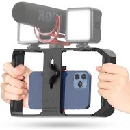 ULANZI U Rig Pro Smartphone Video Rig, Filmmaking Vlogging Case, Phone Video Stabilizer Grip Tripod Mount for Videomaker Film-Maker Video-grapher with Cold Shoe Mount for iPhone Samsung and More