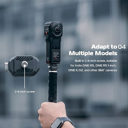  ULANZI F22 Quick Release Kit for Insta360, Panoramic Camera Mounting Adapter Convert 1/4