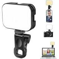 Ulanzi VL100X Selfie Light, Clip LED Light Panel for Phone/Laptop/Tablet/Computer, Bi-Color Portable Clip Camera Light with Dimmable 2500-6500K with 2000mAh Battery for Video Conference/Picture