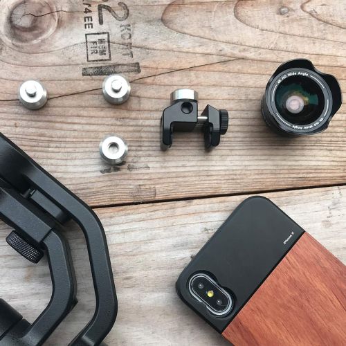  ULANZI PT-4 Universal Gimbal Counterweight Compatible for DJI Osmo Mobile 2 / Zhiyun Smooth 4 / Smooth Q/Feiyu Vimble 2 / Evo Gimbal Stabilizer Applied Balance to Moment Anamorphic