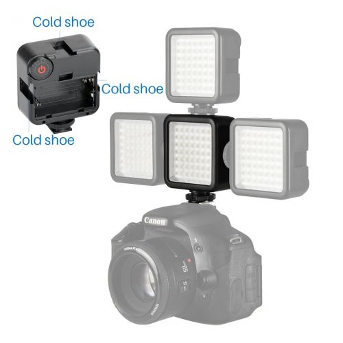  Ulanzi Ultra Bright LED Video Light - LED 49 Dimmable High Power Panel Video Light for DJI Ronin-S OSMO Mobile 2 Zhiyun WEEBILL Smooth 4 Gimbal for Canon Nikon Sony Digital DSLR Ca