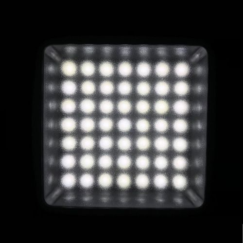  Ulanzi Ultra Bright LED Video Light - LED 49 Dimmable High Power Panel Video Light for DJI Ronin-S OSMO Mobile 2 Zhiyun WEEBILL Smooth 4 Gimbal for Canon Nikon Sony Digital DSLR Ca