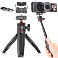 ULANZI Tripod for Camera, Hummingbird Mini Tripod Stand Travel Pocket Extendable Small Portable Selfie Stick with 360° Ball Head & 1/4 Quick Release Plate for Webcam Canon Nikon So