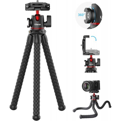  ULANZI MT-33 Camera Tripod,Flexible Mini Tripod with 1/4 Screw for Magic Arm,Octopus Tripod Compatible with iPhone 12 Samsung Canon Nikon Sony Cameras