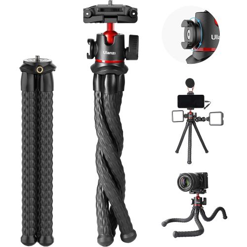  ULANZI MT-33 Camera Tripod,Flexible Mini Tripod with 1/4 Screw for Magic Arm,Octopus Tripod Compatible with iPhone 12 Samsung Canon Nikon Sony Cameras