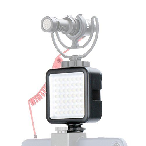  Ulanzi Ultra Bright LED Video Light - LED 49 Dimmable High Power Panel Video Light for DJI Ronin S SC OSMO Mobile 3 2 Zhiyun WEEBILL Smooth 4 Gimbal for Canon Nikon Sony Digital DS