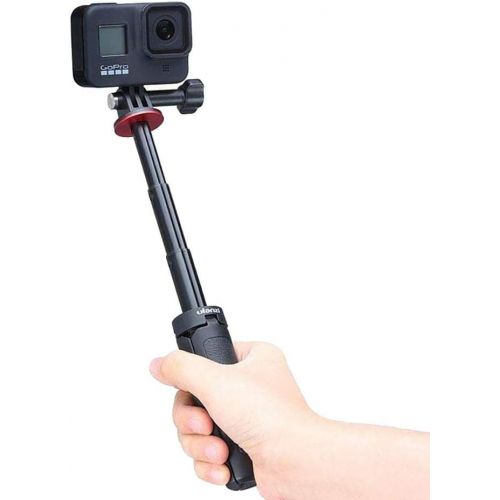  ULANZI MT-09 GoPro Vlog Tripod, Hand Grip and Selfie Stick for Photo & Video, Black (MT-09/1602)