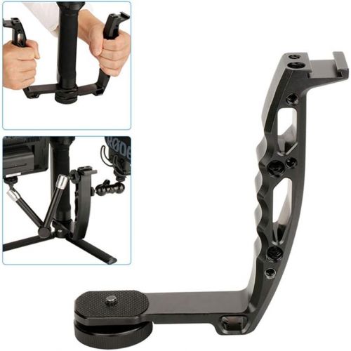  Ulanzi DH03 Aluminum Alloy Stabilizer L-Shaped Handle Bracket Stand Extended Mini Dual Handle Gimbal Accessories