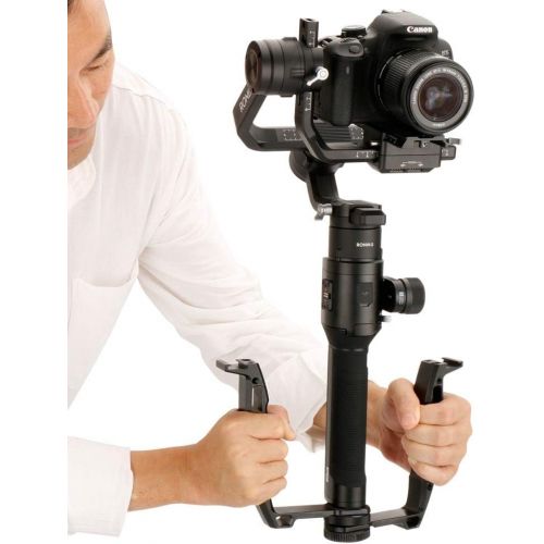  Ulanzi DH03 Aluminum Alloy Stabilizer L-Shaped Handle Bracket Stand Extended Mini Dual Handle Gimbal Accessories