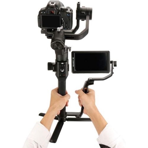  Ulanzi DH03 Aluminum Alloy Stabilizer L-Shaped Handle Bracket Stand Extended Mini Dual Handle Gimbal Accessories